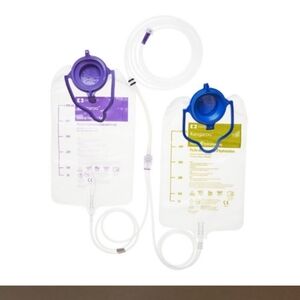 10 Kangaroo Joey Dual Bag Feed Set - 1000 mL Flush Set 763662 New Factory…